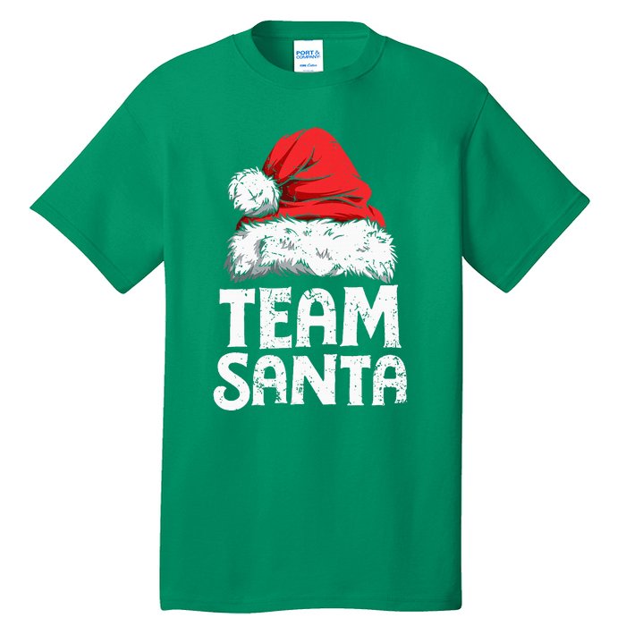 Team Santa Christmas Squad Family Matching Pajamas Tall T-Shirt