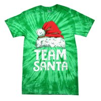 Team Santa Christmas Squad Family Matching Pajamas Tie-Dye T-Shirt