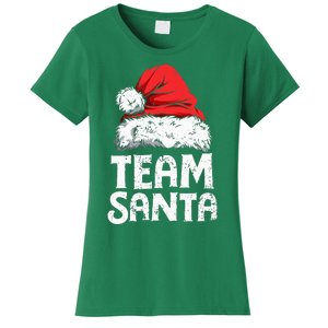 Team Santa Christmas Squad Family Matching Pajamas Women's T-Shirt