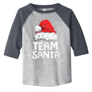 Team Santa Christmas Squad Family Matching Pajamas Toddler Fine Jersey T-Shirt