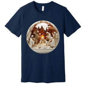 True Story Christmas Nativity Jesus Christian Premium T-Shirt