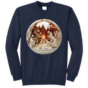 True Story Christmas Nativity Jesus Christian Tall Sweatshirt