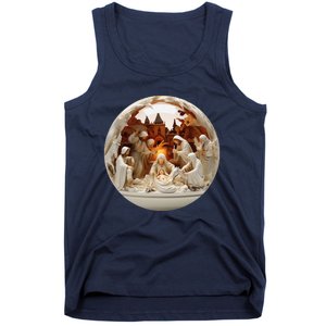 True Story Christmas Nativity Jesus Christian Tank Top