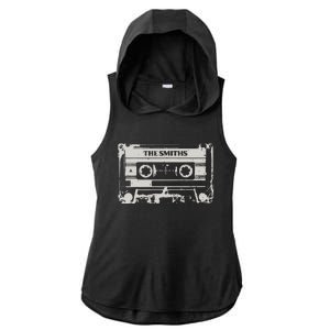 The Smiths Cassette Tape Ladies PosiCharge Tri-Blend Wicking Draft Hoodie Tank