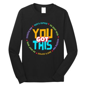 Test STAAR Day Mode On Teacher Testing funny School Long Sleeve Shirt