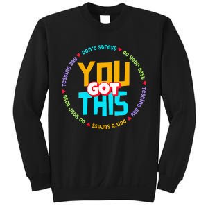 Test STAAR Day Mode On Teacher Testing funny School Sweatshirt