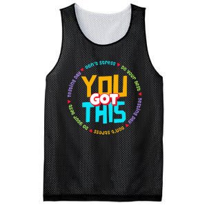 Test STAAR Day Mode On Teacher Testing funny School Mesh Reversible Basketball Jersey Tank