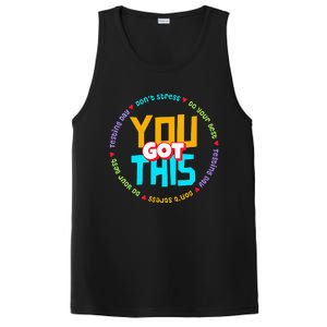 Test STAAR Day Mode On Teacher Testing funny School PosiCharge Competitor Tank