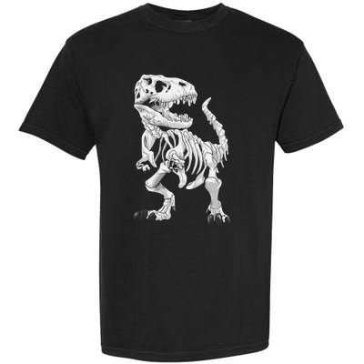 TRex Skeleton Dino Bones Paleontologist Fossil Dinosaur Garment-Dyed Heavyweight T-Shirt