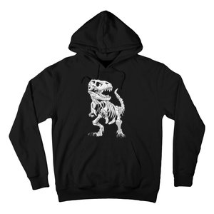 TRex Skeleton Dino Bones Paleontologist Fossil Dinosaur Hoodie