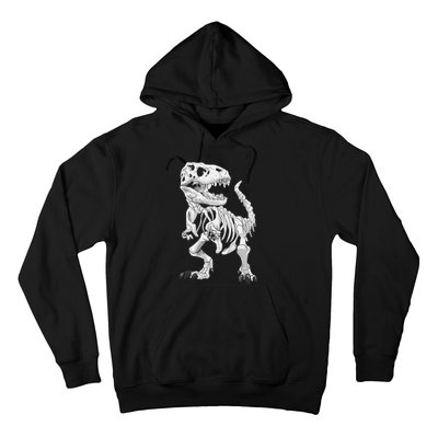 TRex Skeleton Dino Bones Paleontologist Fossil Dinosaur Hoodie