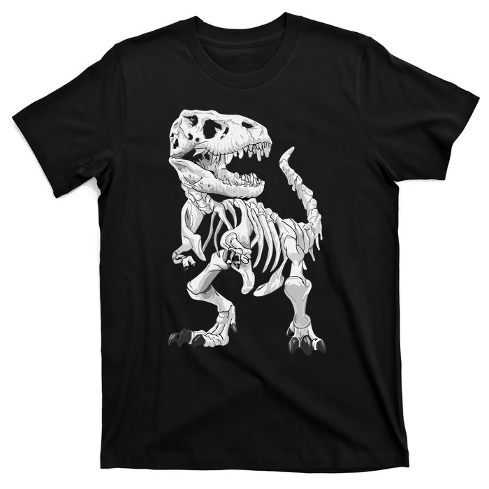 TRex Skeleton Dino Bones Paleontologist Fossil Dinosaur T-Shirt