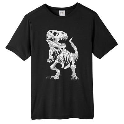 TRex Skeleton Dino Bones Paleontologist Fossil Dinosaur Tall Fusion ChromaSoft Performance T-Shirt