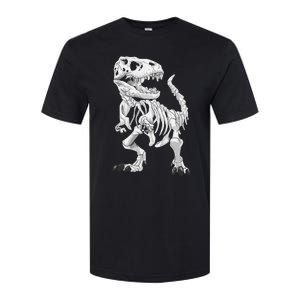 TRex Skeleton Dino Bones Paleontologist Fossil Dinosaur Softstyle CVC T-Shirt