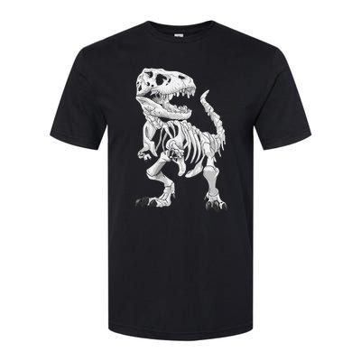 TRex Skeleton Dino Bones Paleontologist Fossil Dinosaur Softstyle CVC T-Shirt