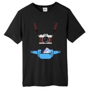 Tourist Spirit Day Camera Passport Fanny Pack Tall Fusion ChromaSoft Performance T-Shirt