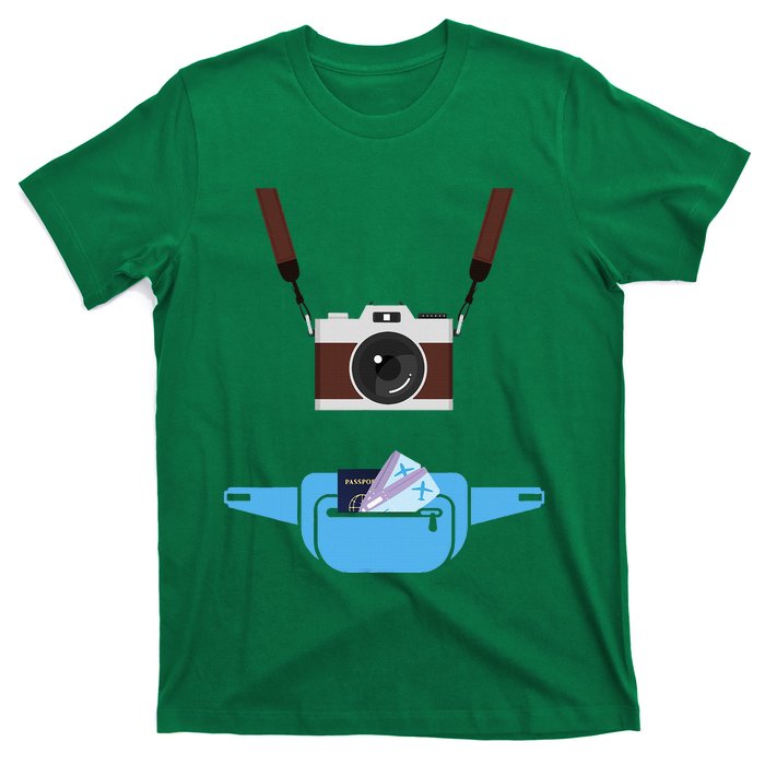 Tourist Spirit Day Camera Passport Fanny Pack T-Shirt