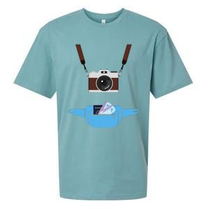 Tourist Spirit Day Camera Passport Fanny Pack Sueded Cloud Jersey T-Shirt