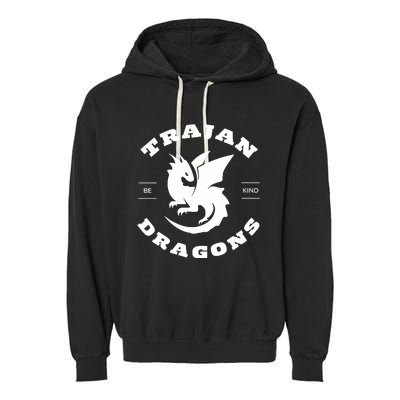 Trajan School Dragons Garment-Dyed Fleece Hoodie