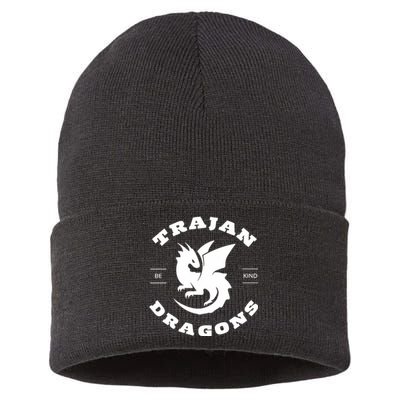 Trajan School Dragons Sustainable Knit Beanie