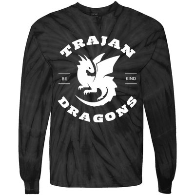 Trajan School Dragons Tie-Dye Long Sleeve Shirt