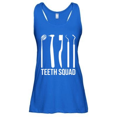 Teeth Squad Dentist Teeth Great Gift Ladies Essential Flowy Tank