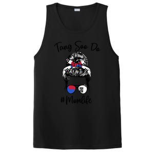 Tang Soo Do Mom Life Karate Moms Messy Hair Meaningful Gift PosiCharge Competitor Tank