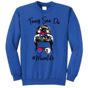 Tang Soo Do Mom Life Karate Moms Messy Hair Meaningful Gift Sweatshirt