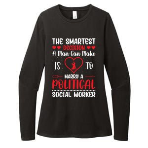 The Smartest Decision A Can Make Is To Marry A Political Gift Womens CVC Long Sleeve Shirt