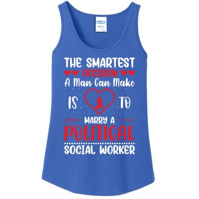 The Smartest Decision A Can Make Is To Marry A Political Gift Ladies Essential Tank