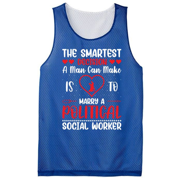 The Smartest Decision A Can Make Is To Marry A Political Gift Mesh Reversible Basketball Jersey Tank