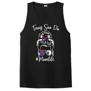 Tang Soo Do Mom Life Messy Hair Karate Moms Gift PosiCharge Competitor Tank