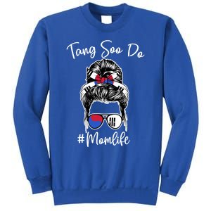 Tang Soo Do Mom Life Messy Hair Karate Moms Gift Sweatshirt