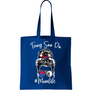 Tang Soo Do Mom Life Messy Hair Karate Moms Gift Tote Bag