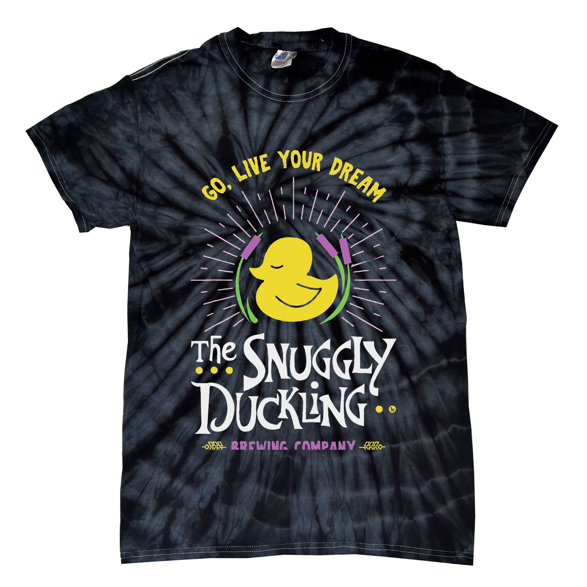 The Snuggly Duckling Brewing Company Tie-Dye T-Shirt