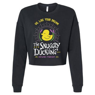 The Snuggly Duckling Brewing Company Cropped Pullover Crew