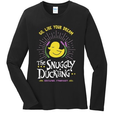 The Snuggly Duckling Brewing Company Ladies Long Sleeve Shirt