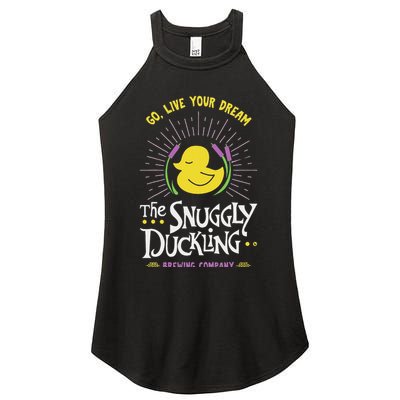 The Snuggly Duckling Brewing Company Women's Perfect Tri Rocker Tank