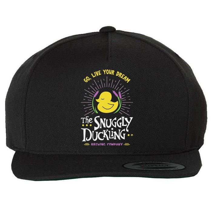 The Snuggly Duckling Brewing Company Wool Snapback Cap