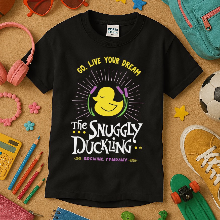 The Snuggly Duckling Brewing Company Kids T-Shirt
