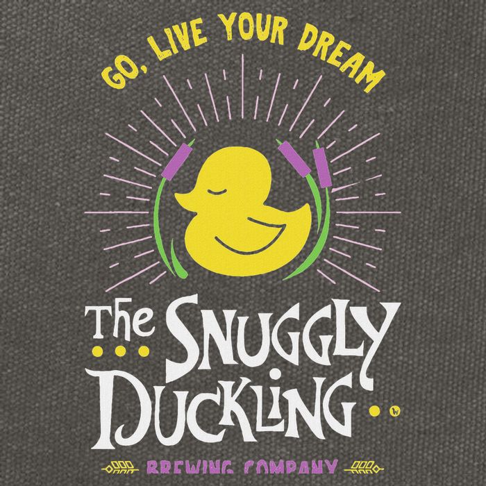 The Snuggly Duckling Brewing Company Cotton Canvas Backpack