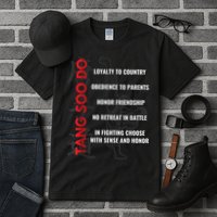 Tang Soo Do Martial Arts Karate Training Tall T-Shirt