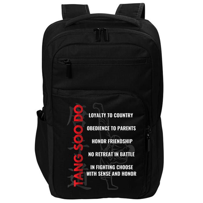 Tang Soo Do Martial Arts Karate Training Impact Tech Backpack