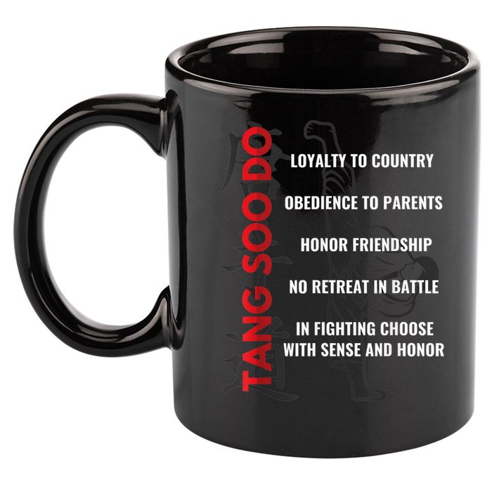 Tang Soo Do Martial Arts Karate Training 11oz C Handle Ceramic Mug