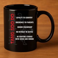 Tang Soo Do Martial Arts Karate Training 11oz C Handle Ceramic Mug