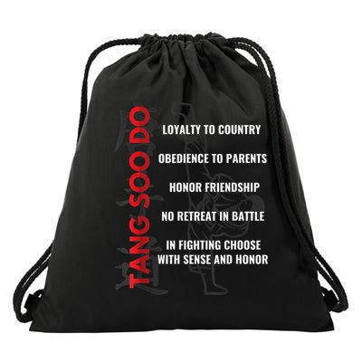 Tang Soo Do Martial Arts Karate Training Drawstring Bag