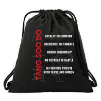 Tang Soo Do Martial Arts Karate Training Drawstring Bag