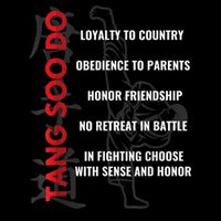 Tang Soo Do Martial Arts Karate Training Drawstring Bag