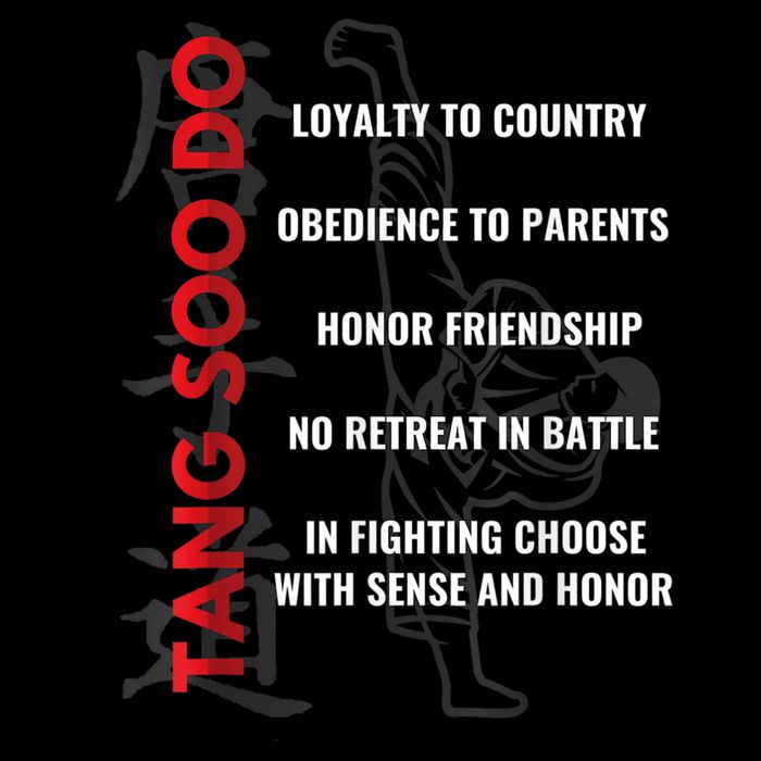 Tang Soo Do Martial Arts Karate Training Drawstring Bag