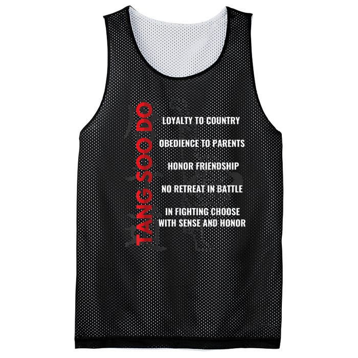 Tang Soo Do Martial Arts Karate Training Mesh Reversible Basketball Jersey Tank